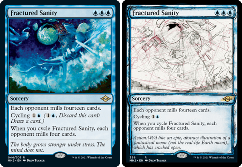 Fractured Sanity – Modern Horizons 2 – Near Mint – Magic: The Gathering MTG