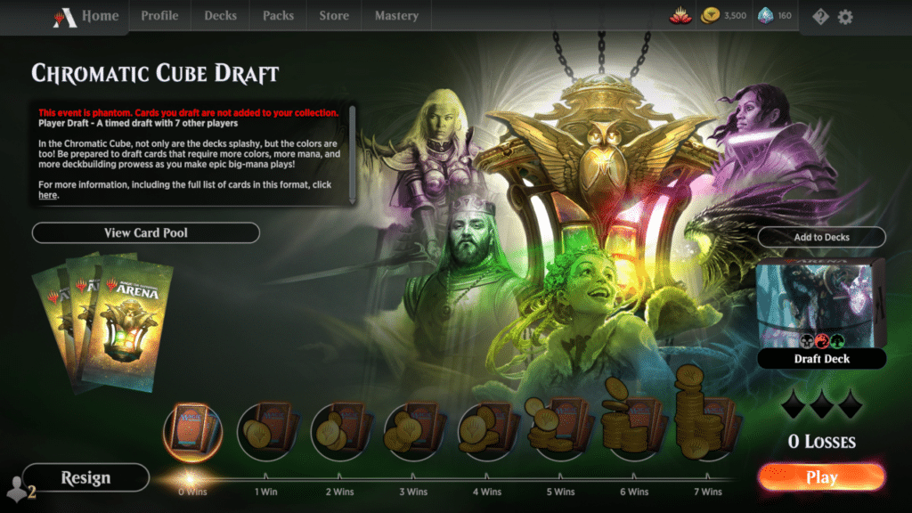 Magic Arena's Chromatic Cube Is Fun, But We Want More