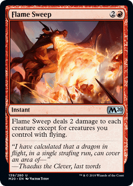 flame sweep