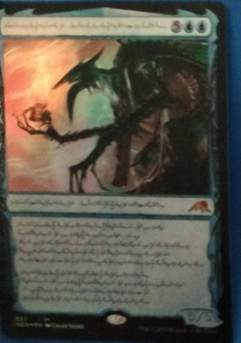 MTG Kamigawa: Neon Dynasty Leaked Card Shows Phyrexian