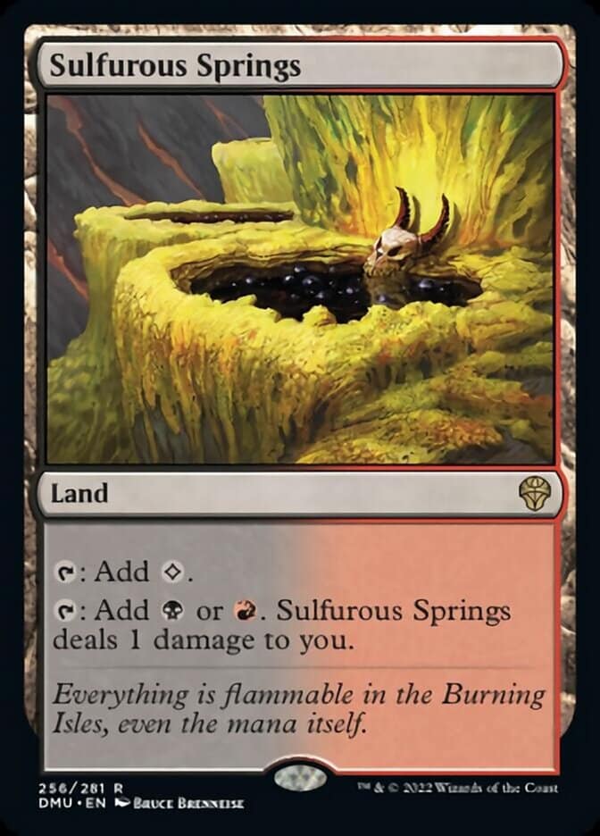 sulfurous springs