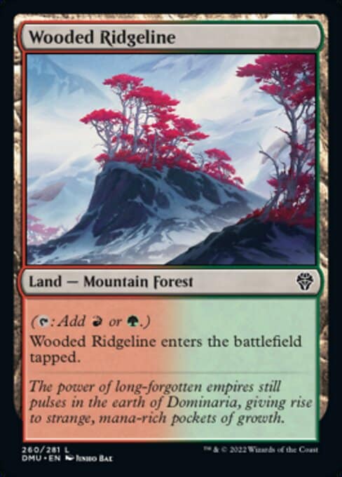 wooded ridgeline