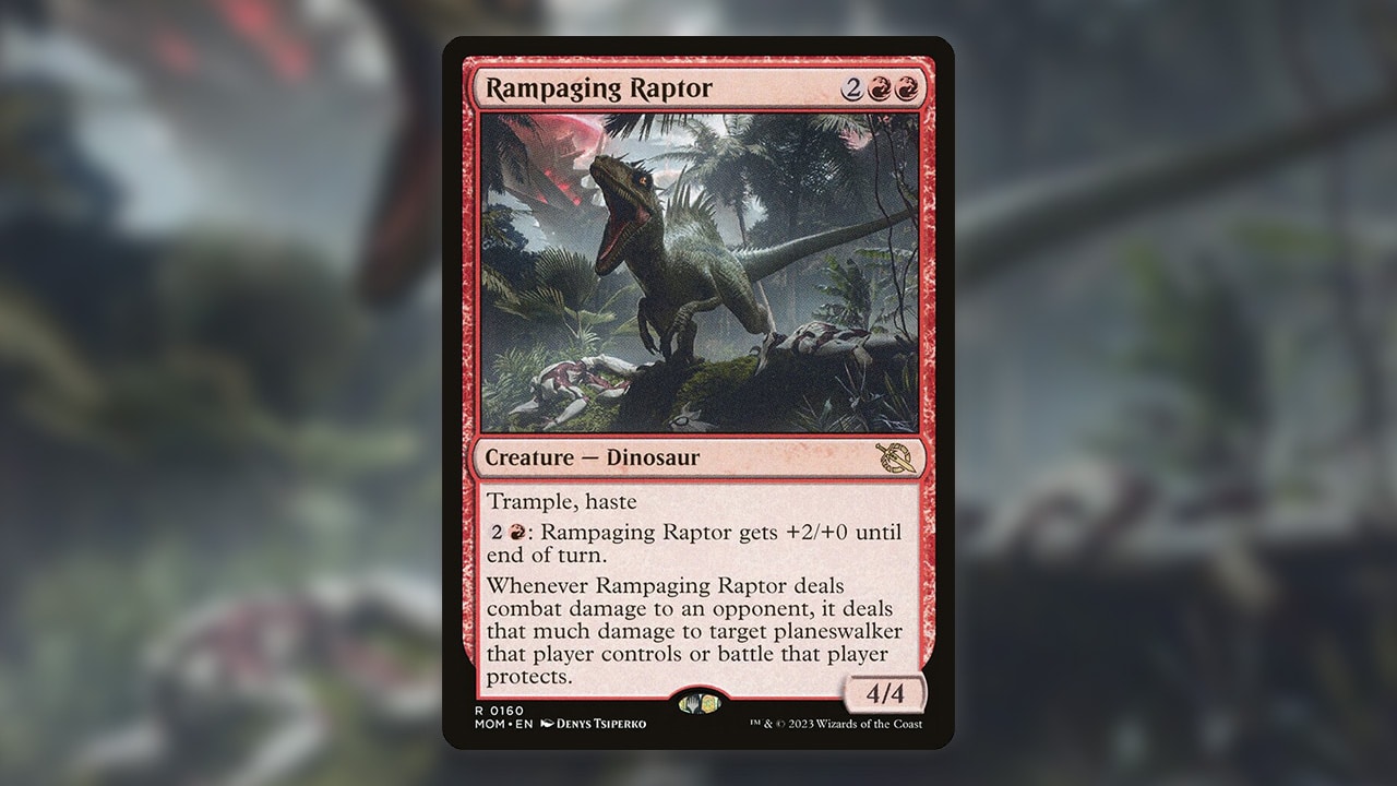 Mt Rampaging Raptor Elite Mana Dork Helps Dinosaur Deck Dominate Major Standard Event!