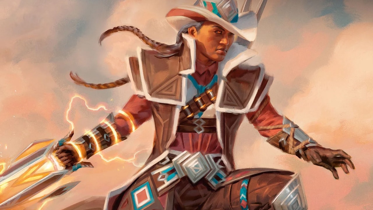 thumbnail image 2 of MTG Swiftfoot Boots – Commander: Outlaws Of Thunder Junction – Near Mint 2 of 6
