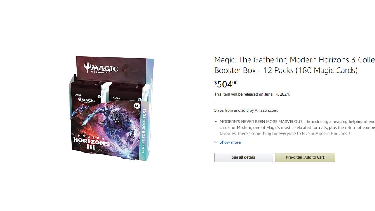 Amazon Unveils 500 MTG Booster Box!?