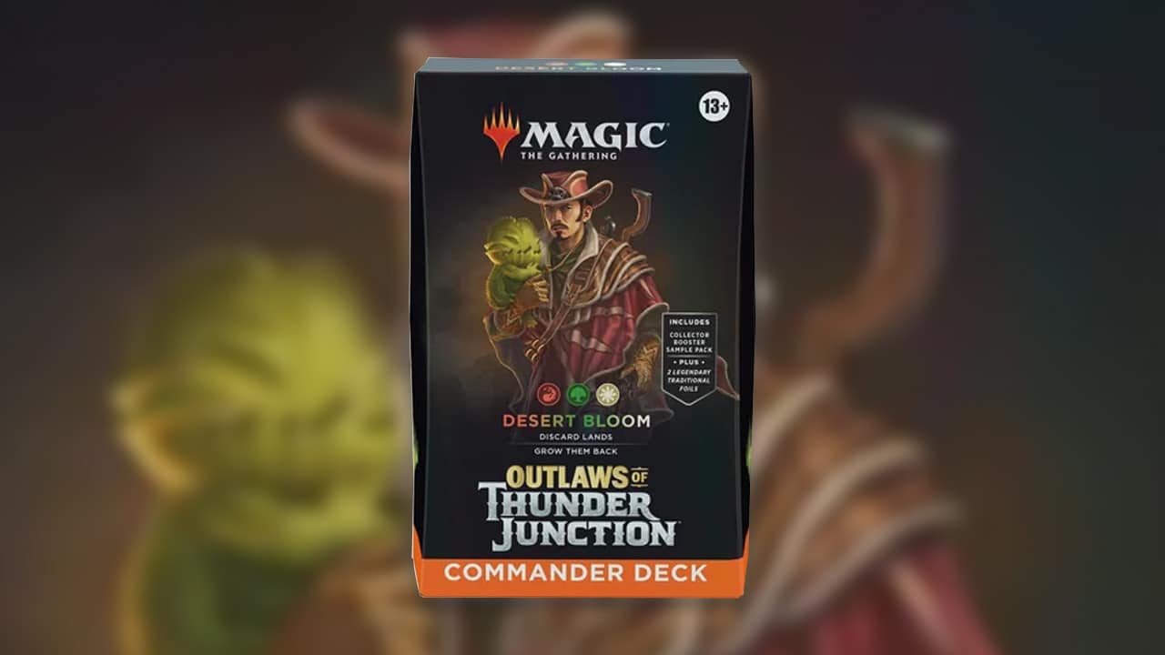 MTG Outlaws of Thunder Junction Commander Deck Boxes Leaked!