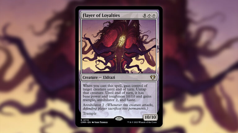 Flayer of Loyalties (Extended Art) [Commander Masters] main image 1