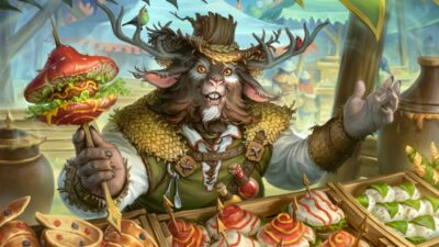 Provisions Merchant | Wilds of Eldraine | Art by Raluca Marinescu