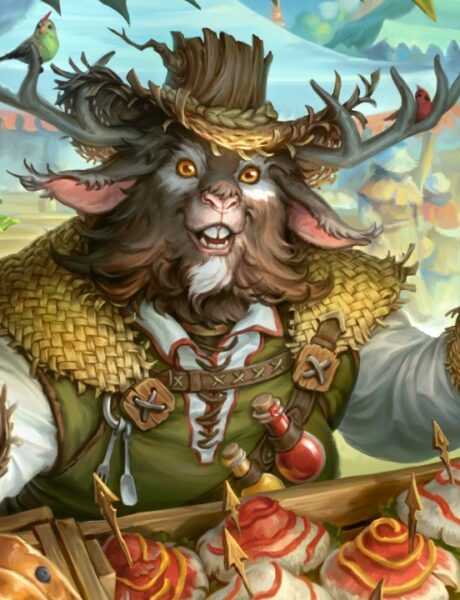 Provisions Merchant | Wilds of Eldraine | Art by Raluca Marinescu