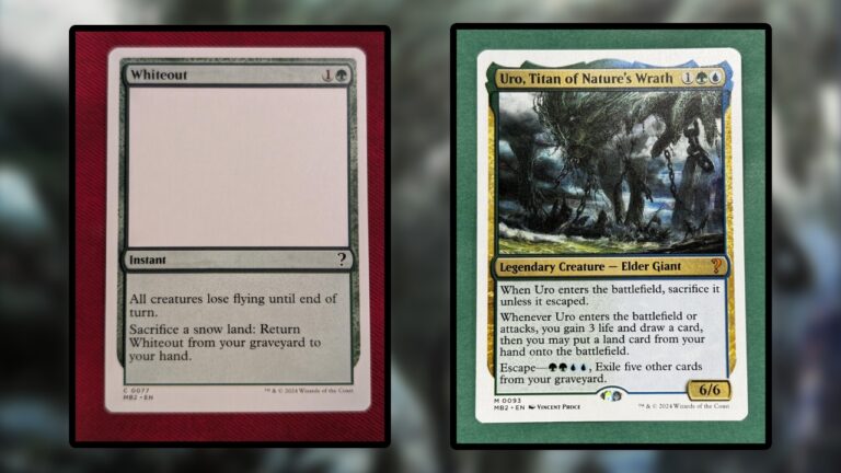 Mystery Booster 2 White Border Cards Look Awful, In The Best Possible Way