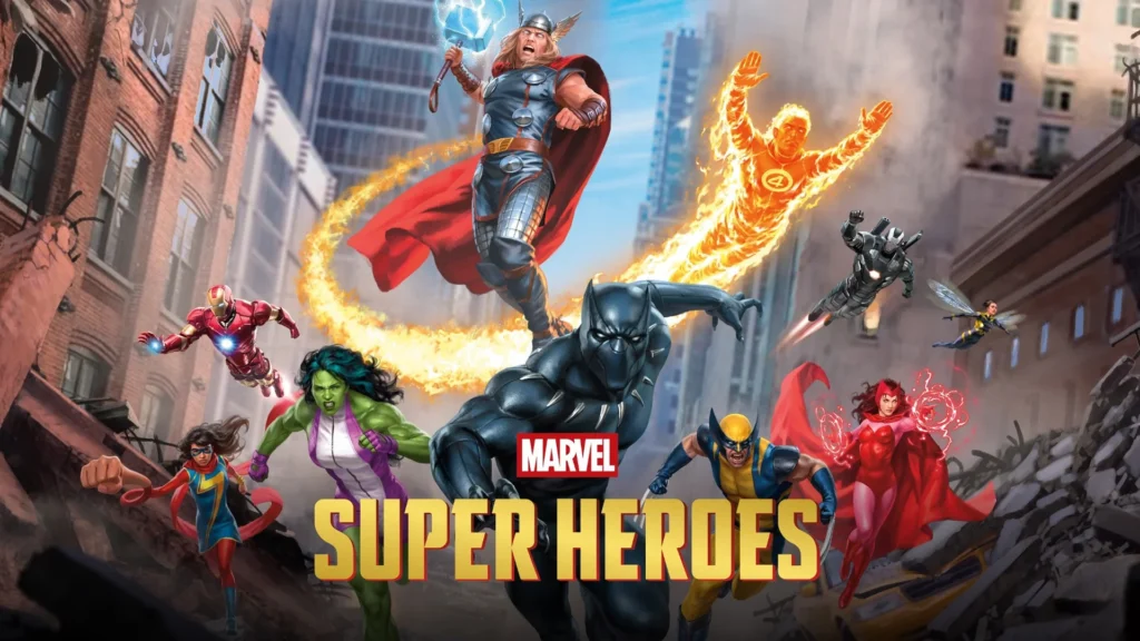 MTG Marvel Superheroes Key Art