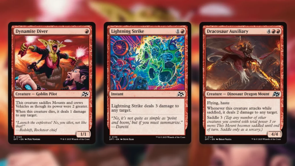 Best Aetherdrift Limited Cards Red