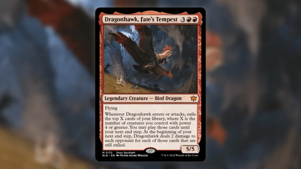 Best Dragons MTG Standard Dragonhawk, Fate's Tempest