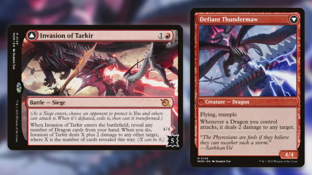 Best Dragons MTG Standard Invasion of Tarkir Defiant Thundermaw