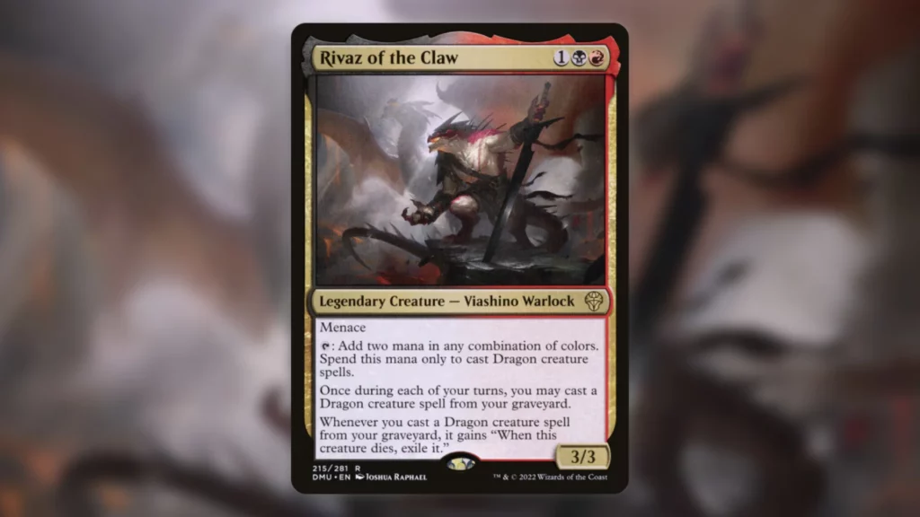 Best Dragons MTG Standard Rivaz of the Claw