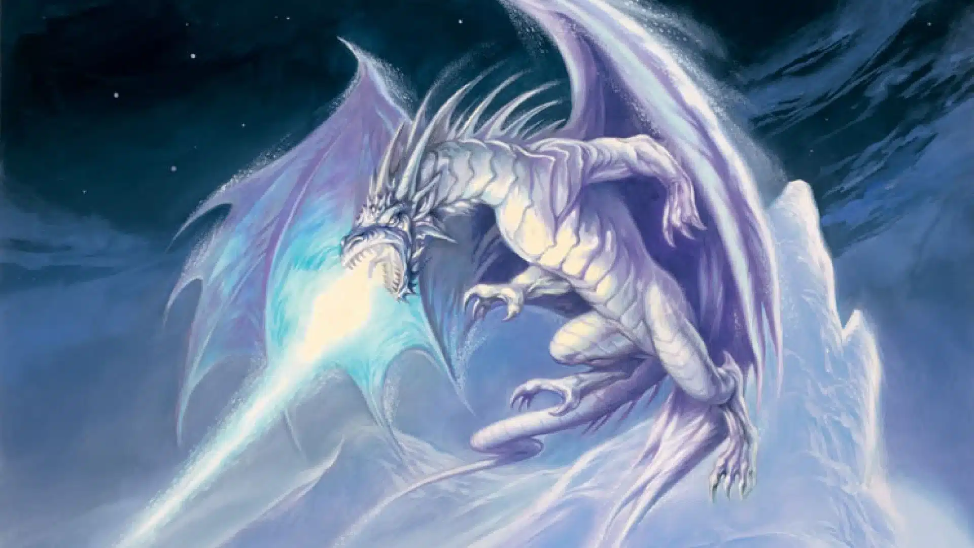 Rimescale Dragon | Coldsnap | Art by Jeff Easley