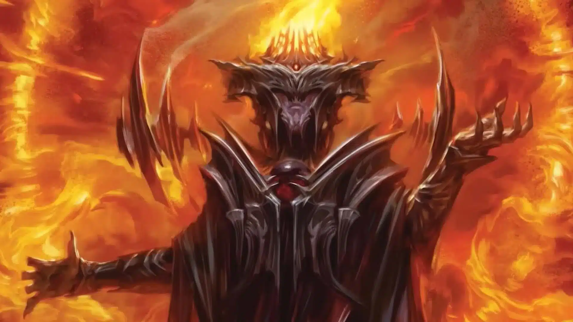 Sauron, the Dark Lord | The Lord of the Rings: Tales of Middle-earth | Art by Kieran Yanner