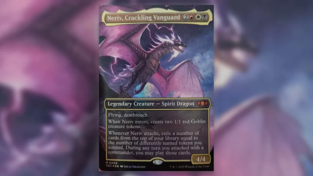 Tarkir Dragonstorm Commander Leaks Neriv, Crackling Vanguard