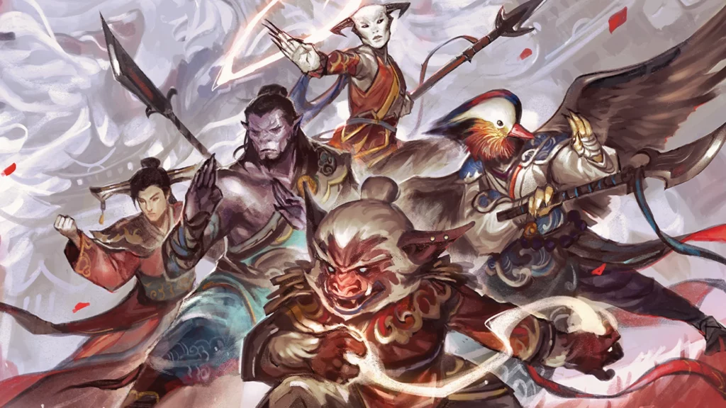 Tarkir: Dragonstorm Jeskai Art