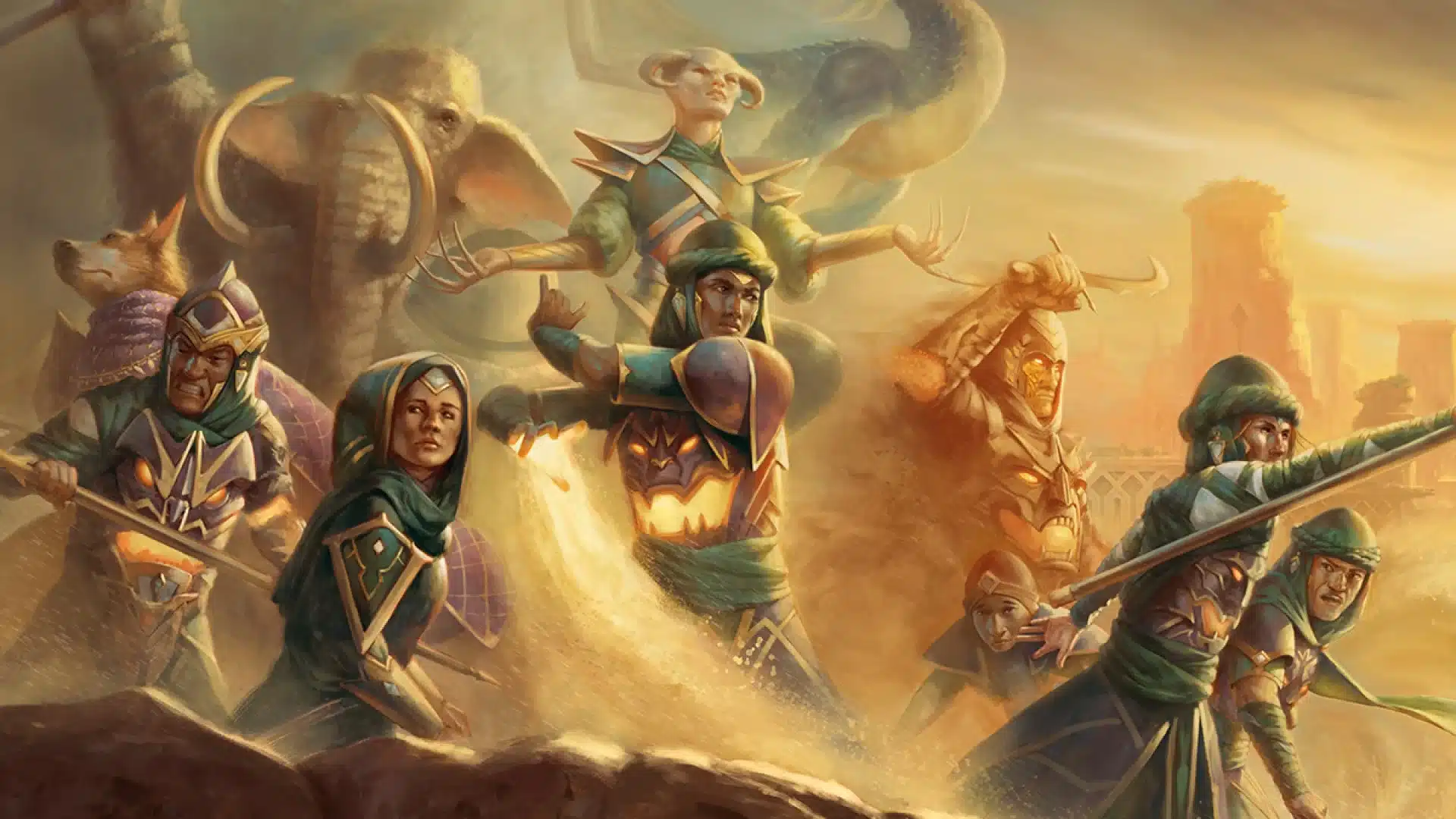 Will of the Abzan | Tarkir: Dragonstorm Commander Decks | Art by Yigit Koroglu