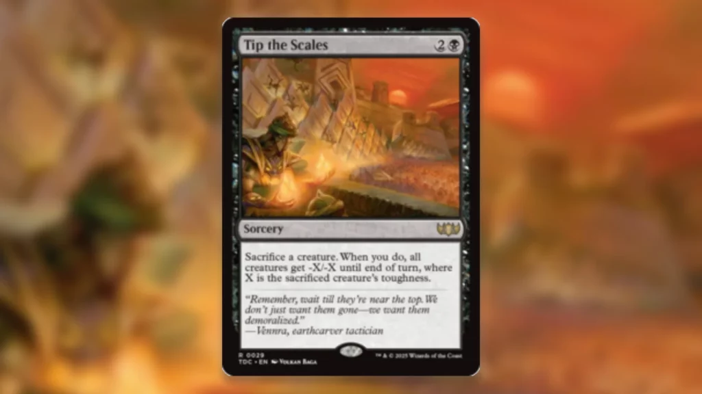 Abzan Armor Commander Deck Tip the Scales