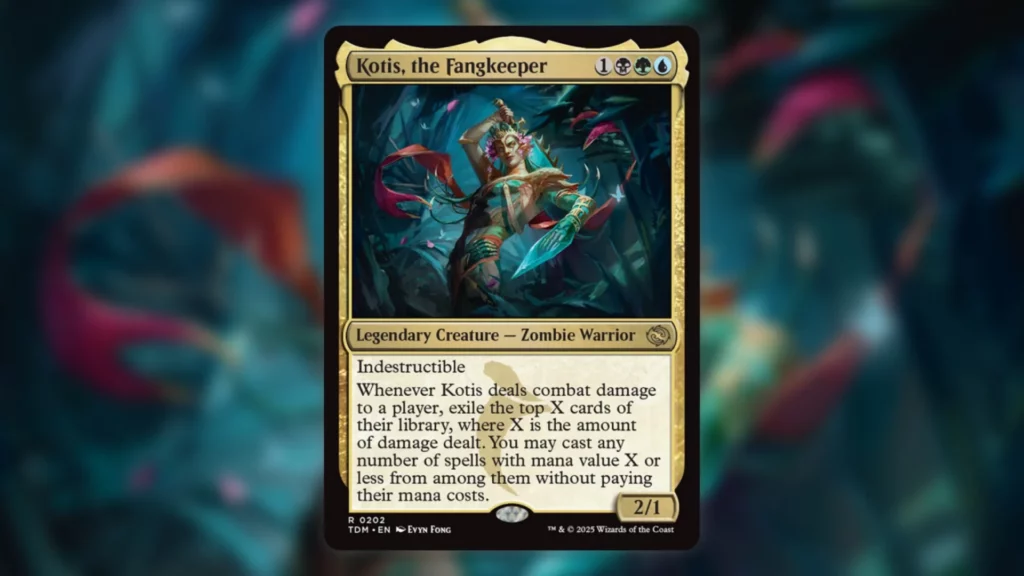 Best Commanders Tarkir Dragonstorm Kotis the Fangkeeper