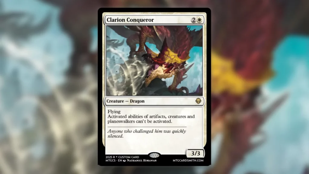 Clarion Conqueror MTG Translated Mockup