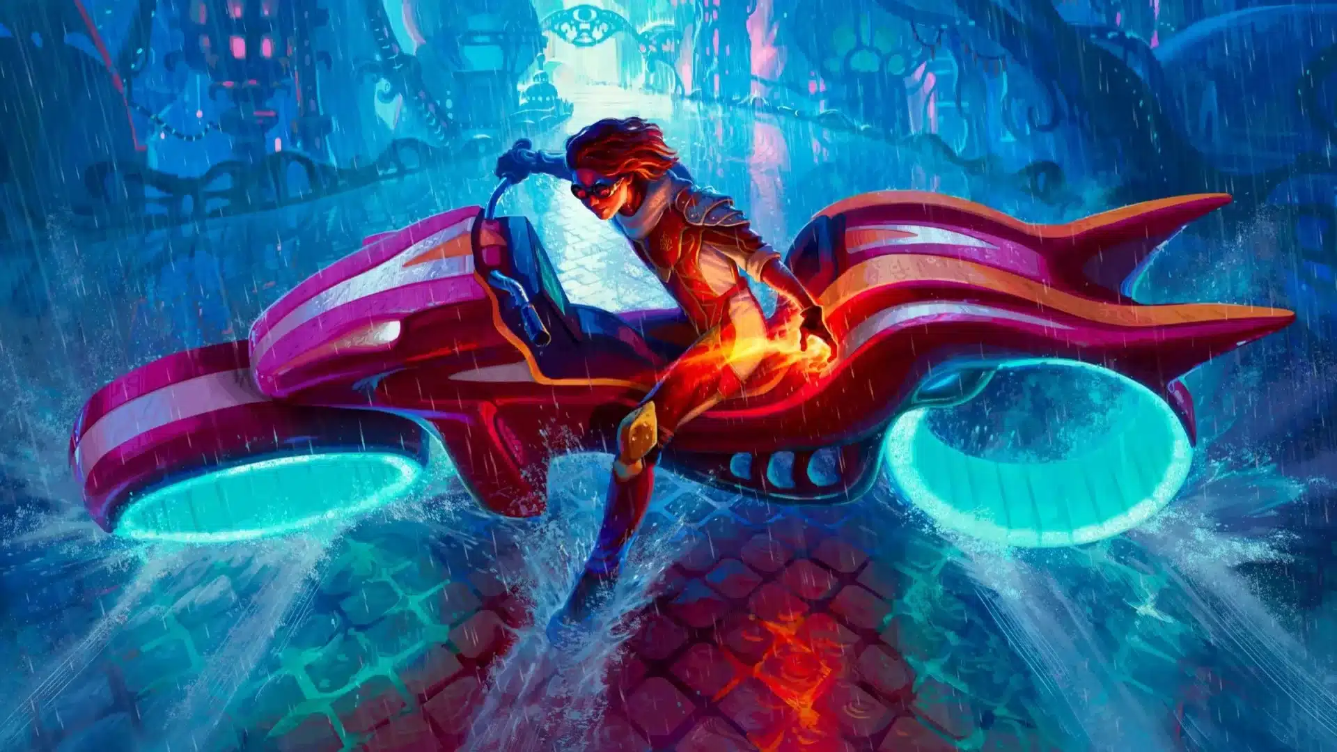 Chandra, Spark Hunter | Aetherdrift | Art by Devin Elle Kurtz