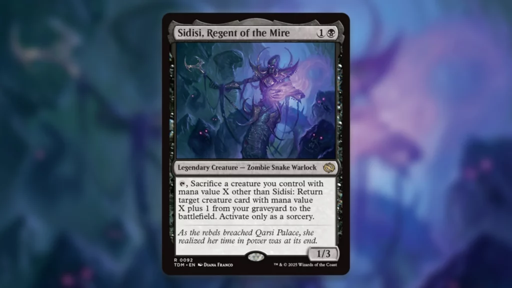 Sidisi, Regent of the Mire