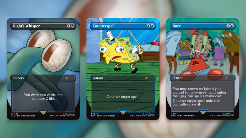 Spongebob Secret Lair MTG Memes