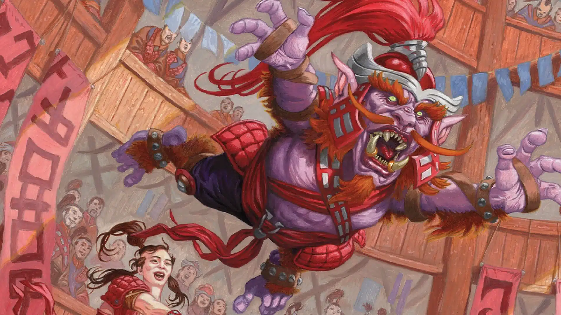 Star of the Arena | Tarkir: Dragonstorm | Art by Ralph Horsley