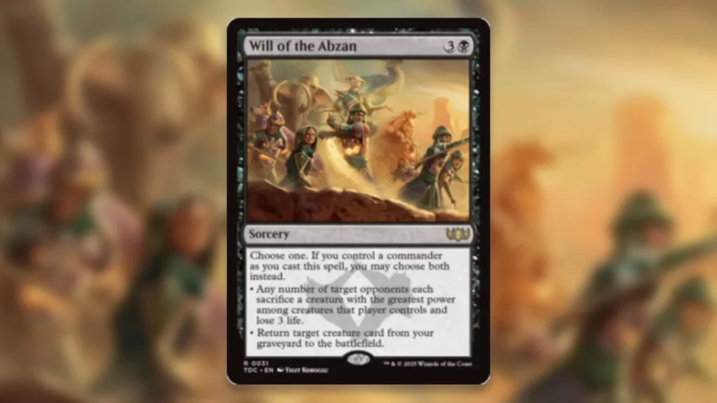 Will of the Abzan