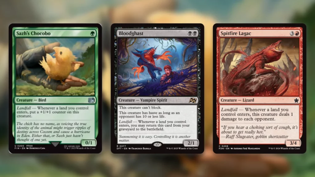 Zell Dincht MTG Landfall Cards