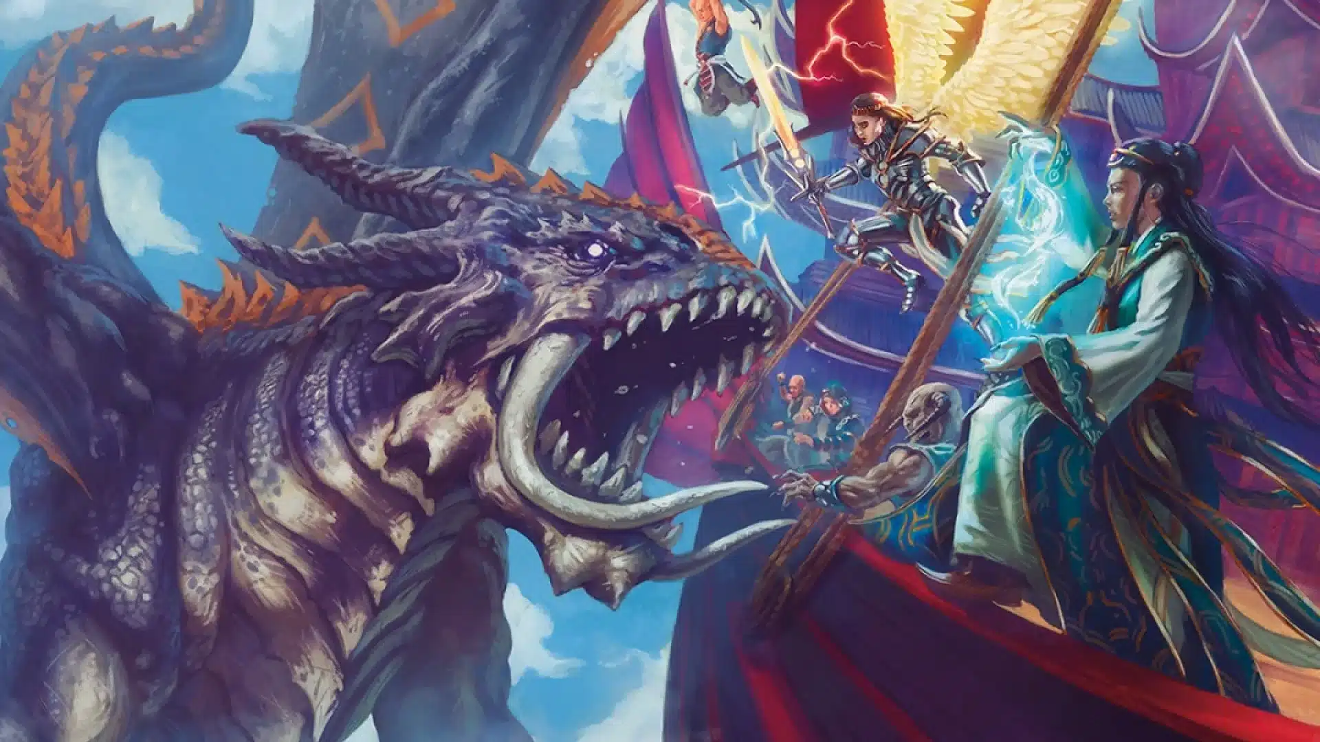 Rally the Monastery | Tarkir: Dragonstorm | Art by David Astruga