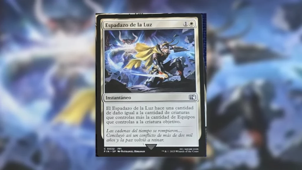 MTG Final Fantasy Leaks Blade of Light