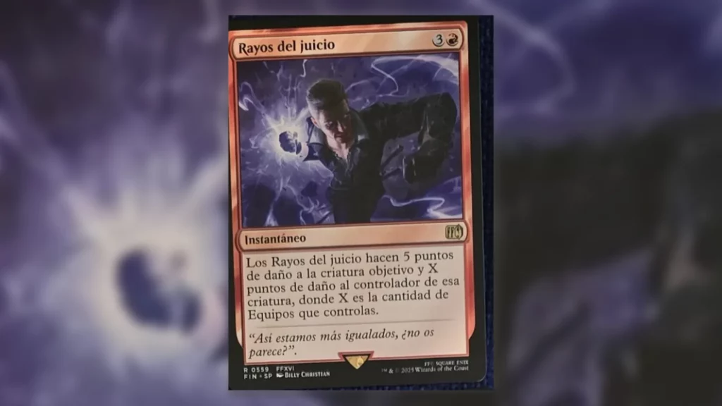 MTG Final Fantasy Leaks Rays of Judgement