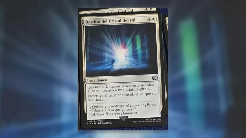 MTG Final Fantasy Leaks Suncrystal Fate