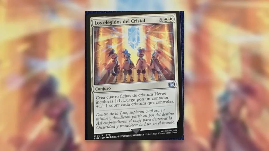 MTG Final Fantasy Leaks The Chosen of the Crystal