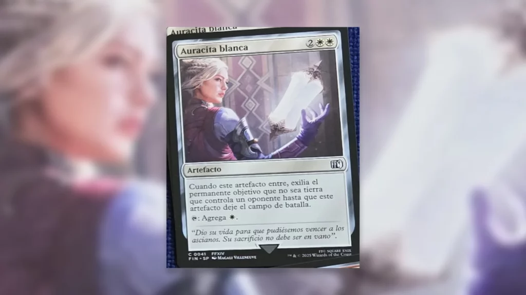 MTG Final Fantasy Leaks White Auracite