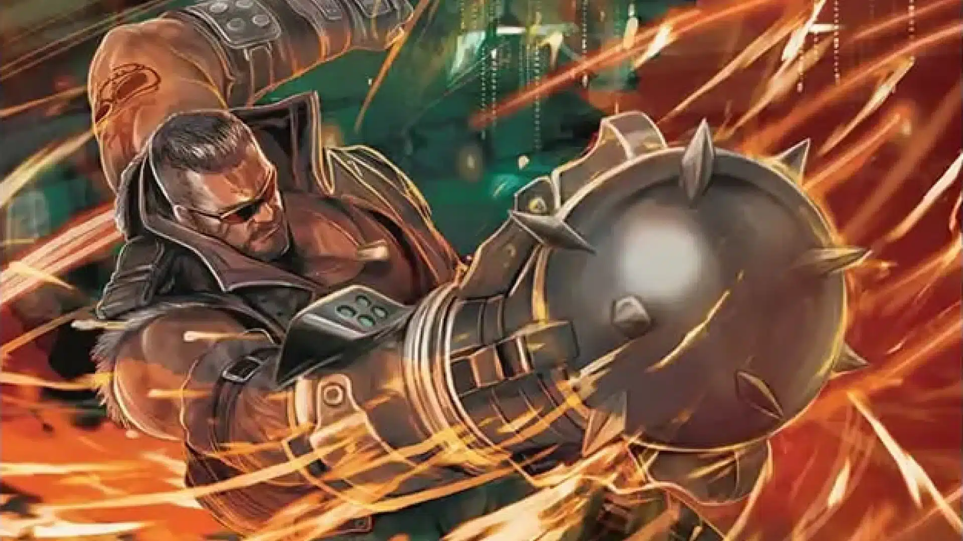 Wrecking Ball Arm | Final Fantasy Commander Decks | Art by Norikatsu Miyoshi