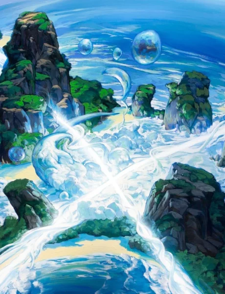 Leyline of Anticipation | Core Set 2020 | Art by Noah Bradley