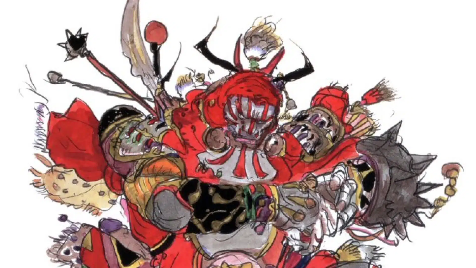 Godo, Bandit Warlord | Final Fantasy - Through the Ages | Art by Yoshitaka Amano
