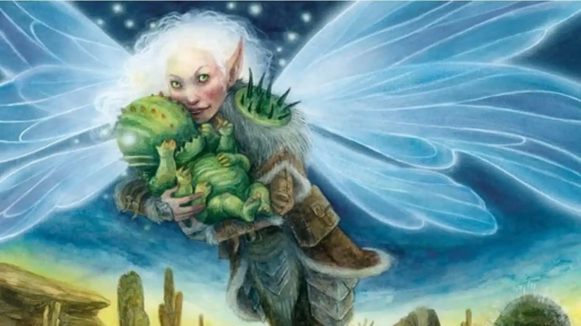 Nurturing Pixie | Outlaws of Thunder Junction | Art by Iris Compiet