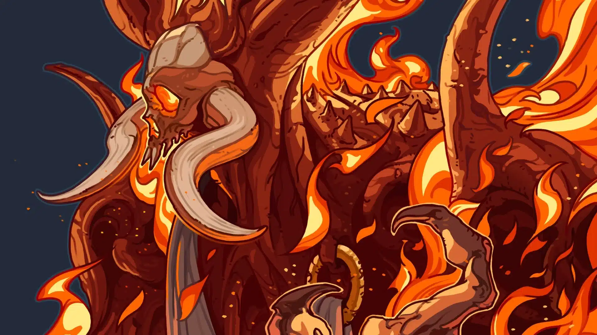 Phlage, Titan of Fire's Fury | Modern Horizons III | Art by Alex Dos Diaz