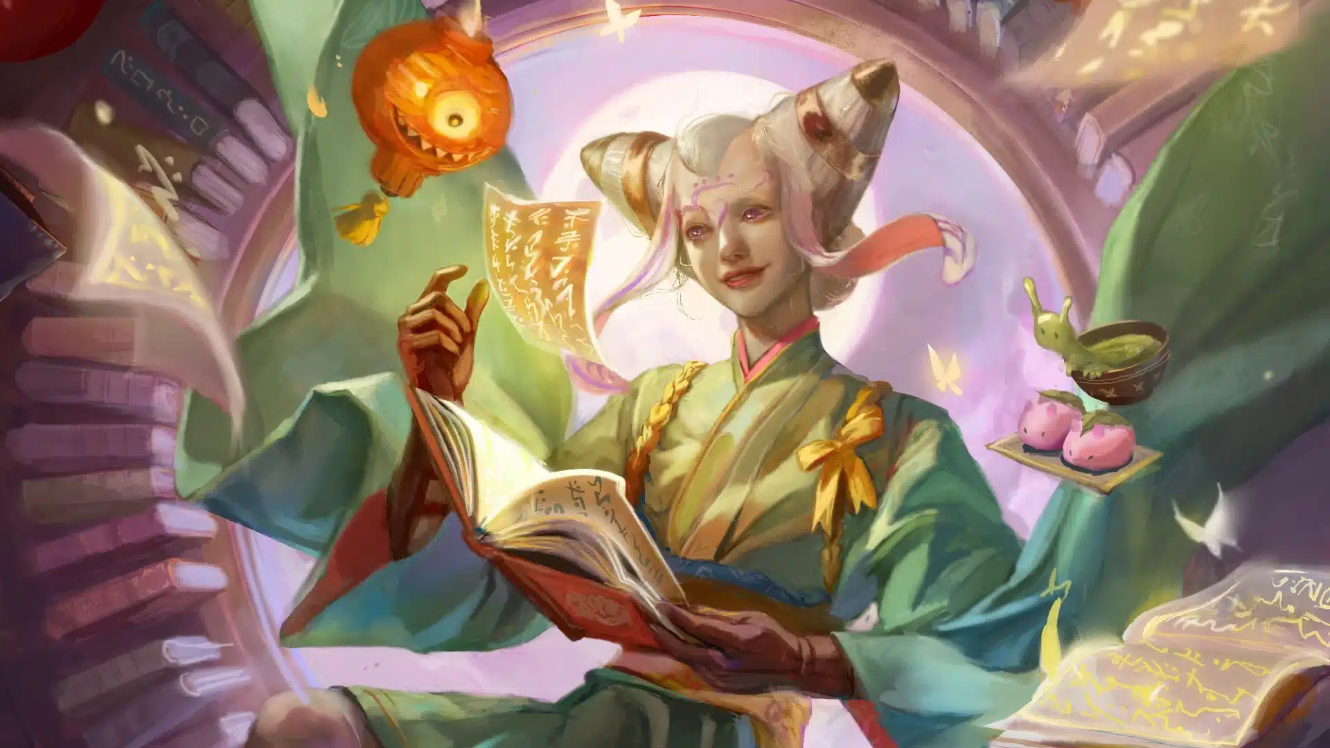 Tamiyo, Inquisitive Student | Modern Horizons III | Art by Evyn Fong