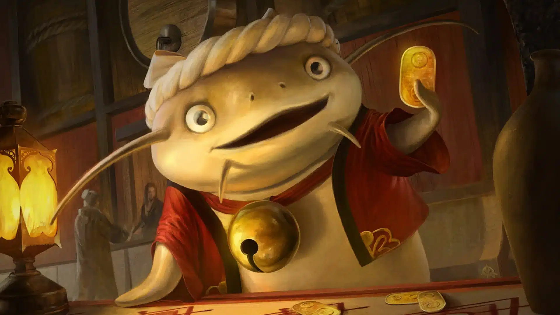 Namazu Trader | Final Fantasy | Art by Andrea Tentori Montalto