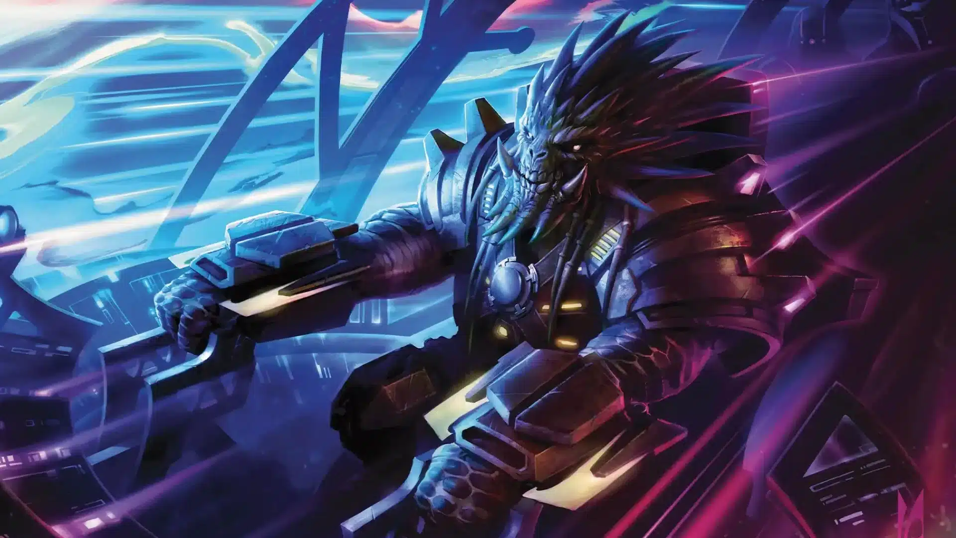 Edge of Eternities card art | By Raymond Swanland