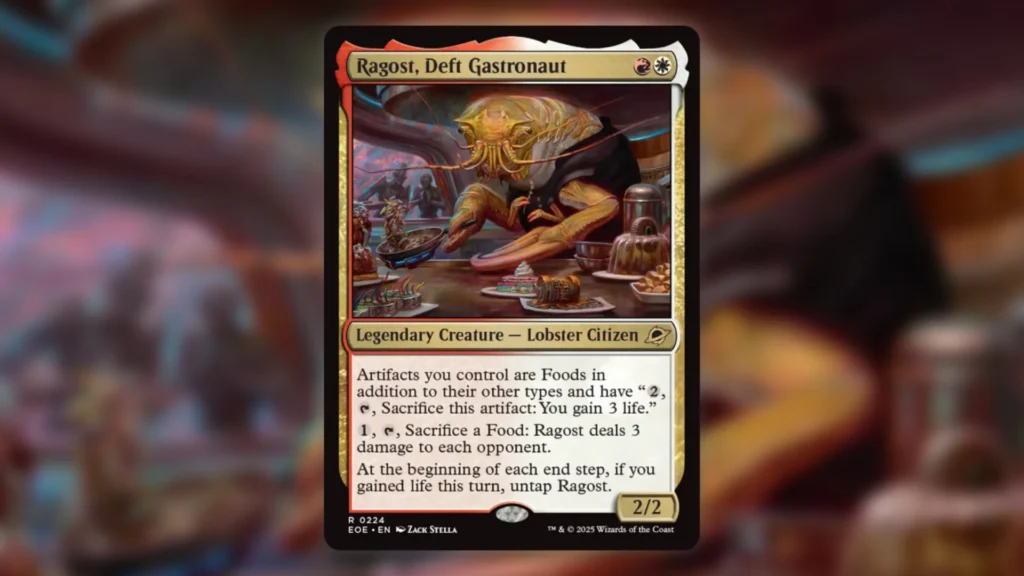 Best Commanders Edge of Eternities Ragost Deft Gastronaut