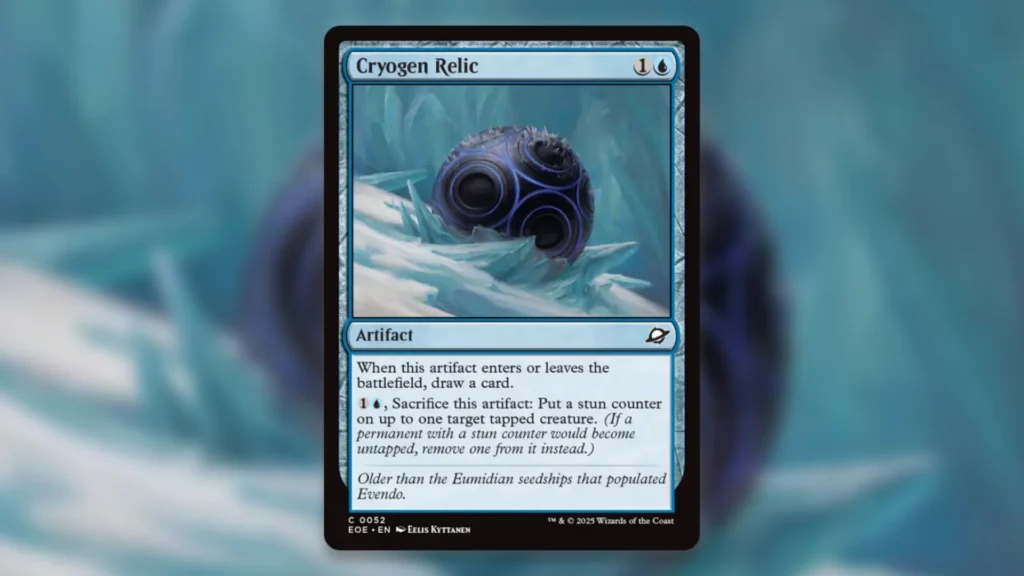 Best Pauper Commons Edge of Eternities Cryogen Relic