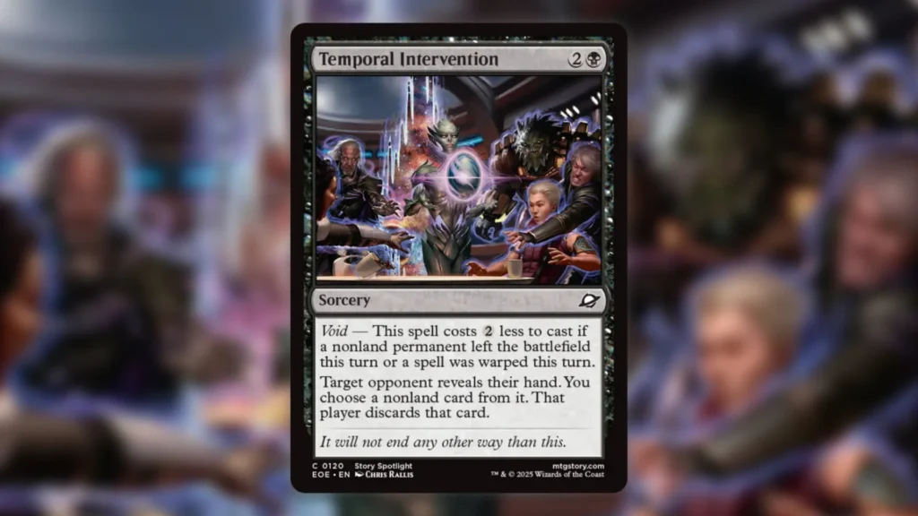 Best Pauper Commons Edge of Eternities Temporal Intervention